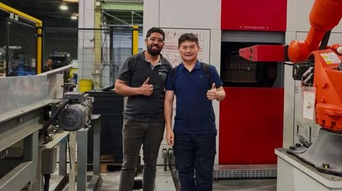 Derniers blogs de l'entreprise sur Installation et mise en service de la machine de revêtement planétaire à six paniers JUNHE® TDSP0500 au Brésil