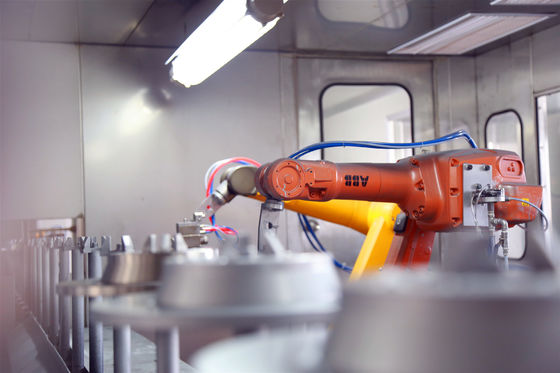 Bon prix Ligne de jet de chauffage par induction de disque de frein d'automobile de système de revêtement au trempé de contrôle électrique en ligne