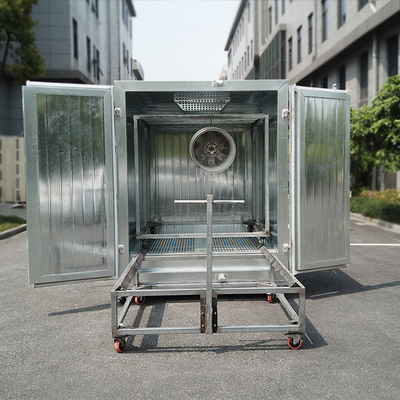 Chambre en aluminium verticale de four de tunnel d'induction grande